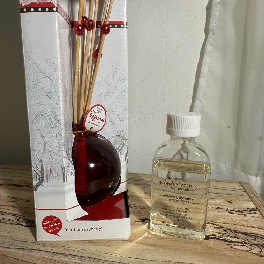 LAST CHANCE Northern Bayberry Fragrance Set - Red and Clear